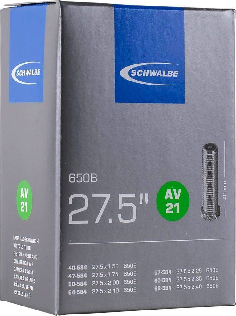 Tube (AV21) - 27,5'' (40/62-584) - Schrader Image du produit 