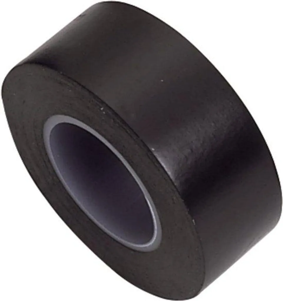 Ruban isolant noir 10m x 19mm BS EN 60454 type 2 - Lot de 8 rouleaux