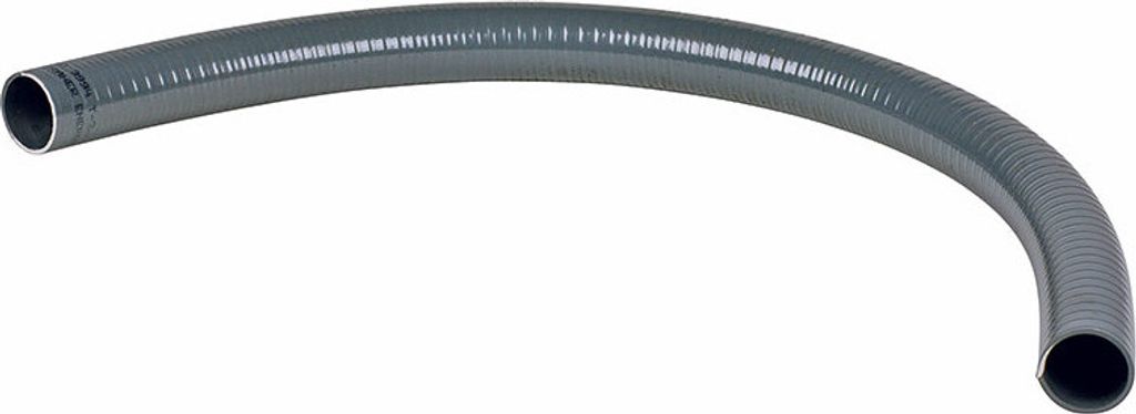 2,0m Poolflex flexibler PVC Druckschlauch Ø 50mm, grau Flex Rohr
