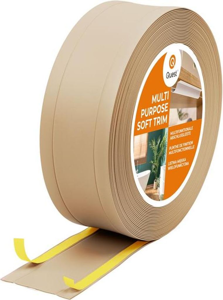 QUEST Listwa wykończeniowa W1 z PCV 6w1 1x75mm, 5m Zdjęcie produktu 