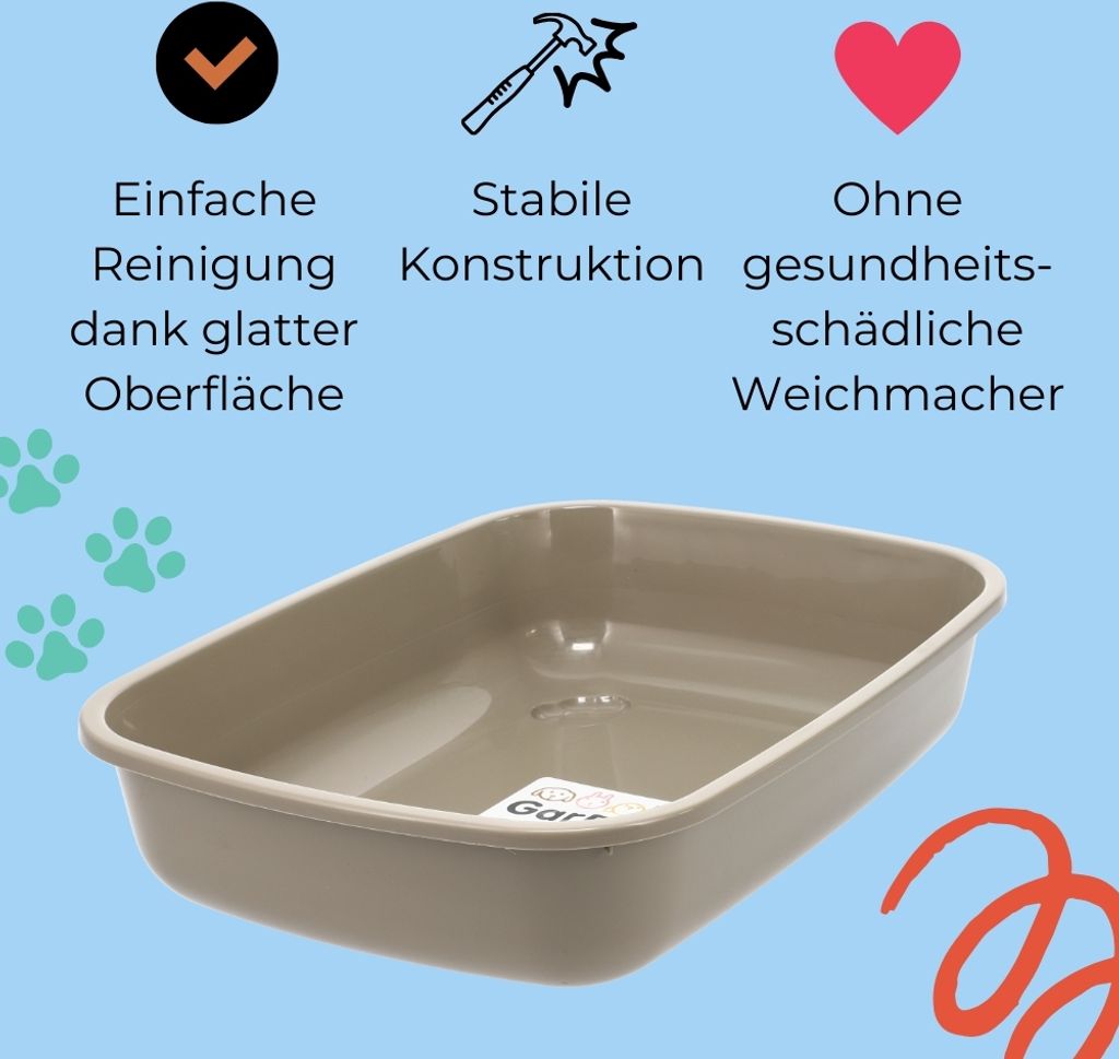 2x Katzenklo Kaninchen Toilette Kitten Katzentoilette ohne Produktbild 3