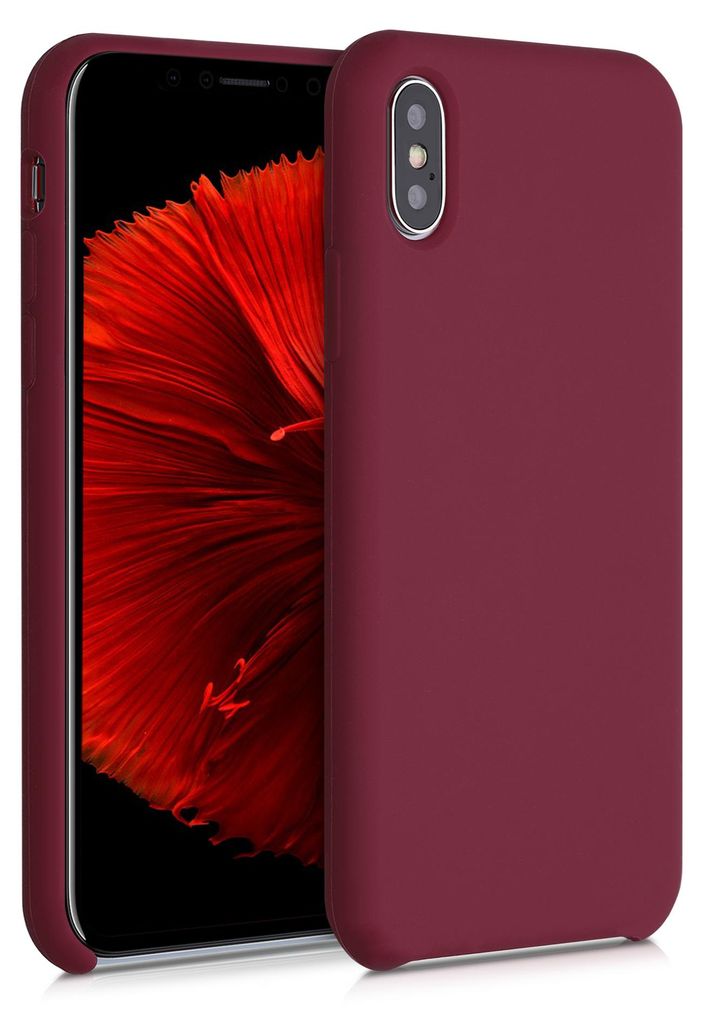 kwmobile Handyhülle für Apple iPhone X Hülle - Case Silikon Produktbild 