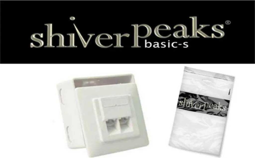 Prise Murale RJ45 Catégorie 6 Shiverpeaks BASIC-S pour Réseau Local