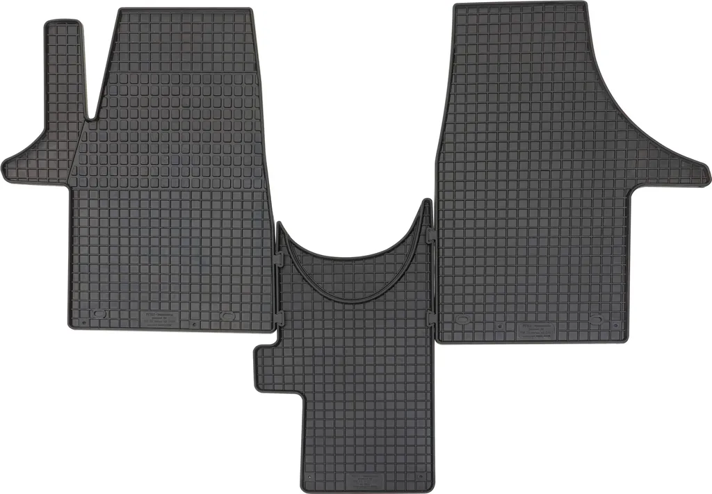 Petex 64110 Tappetini In Gomma Per VW Caddy Anteriore, Set Da 2, Con Bordi Rialzati - 2