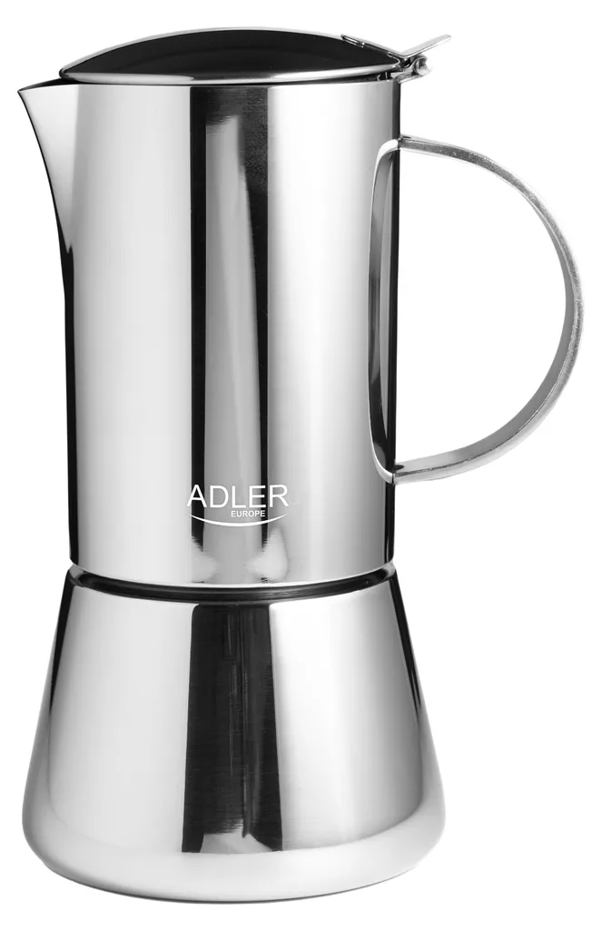 Adler AD 4419 per Ufficio | Caffettiera Inox 6 Tazze Induzione