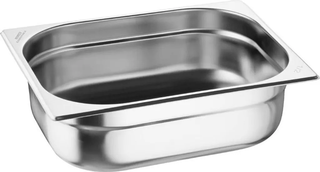 Récipient Gastronorme 1/2 Inox 100mm pour Cuisine et Bain-Marie - 3pcs