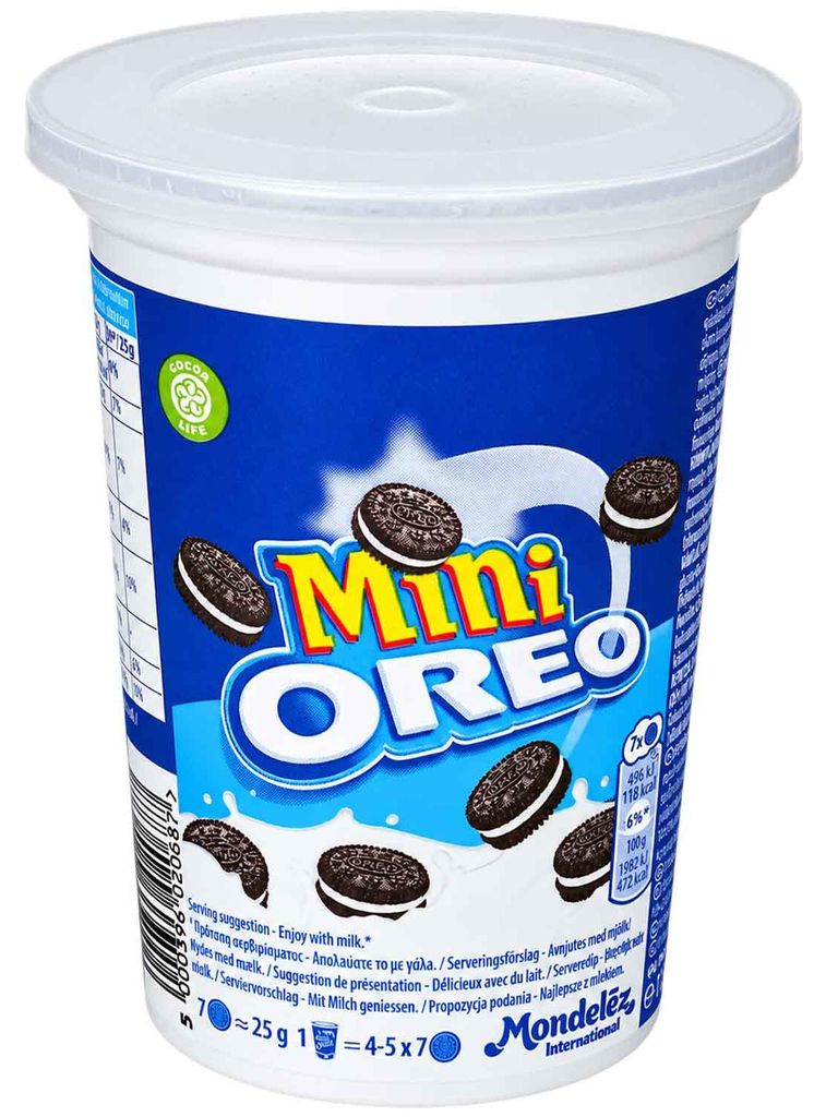 Oreo Original Mini Travel Edition 115g Produktbild  KI-generiertes Bild