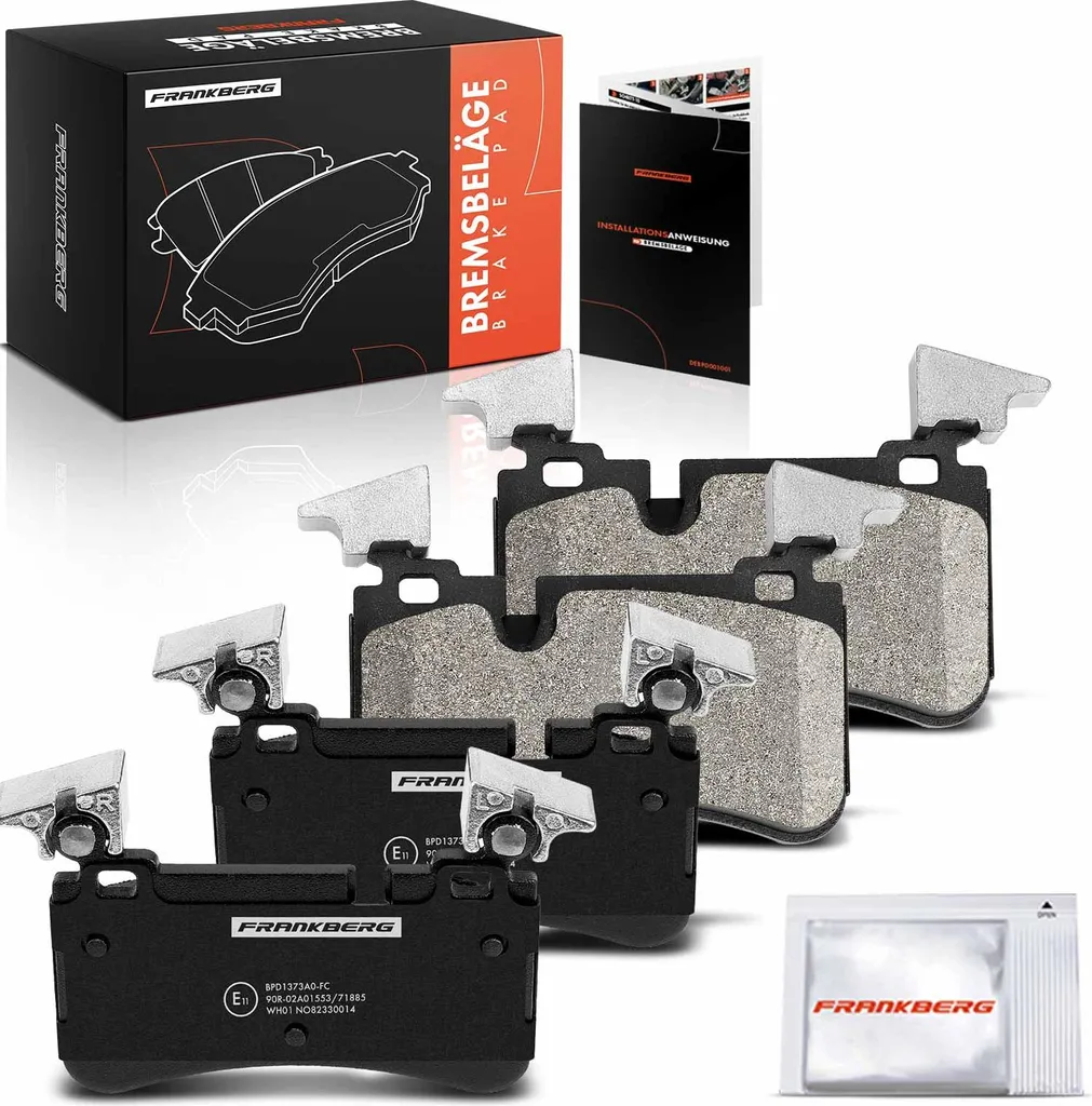 Plaquettes de Frein Arrière Anti-Sifflement pour Mercedes W204 et W212