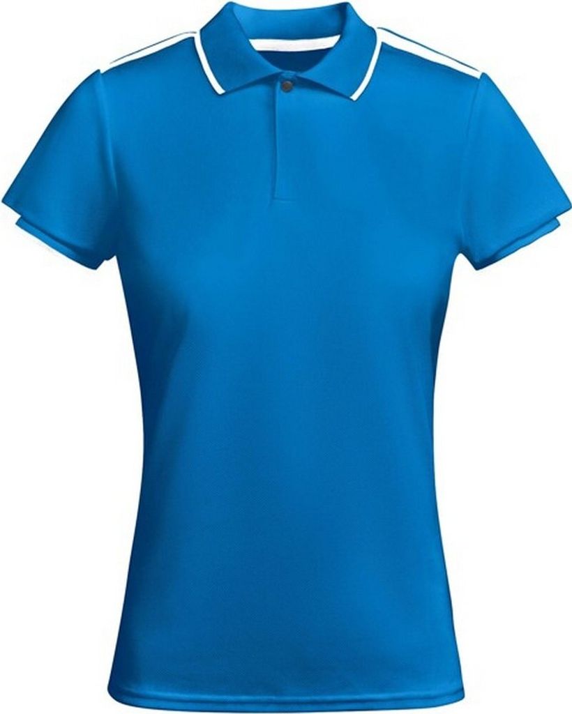 Roly - "Tamil" Poloshirt für Damen - Sport kurzärmlig PF4431 (L) (Königsblau/Weiß)