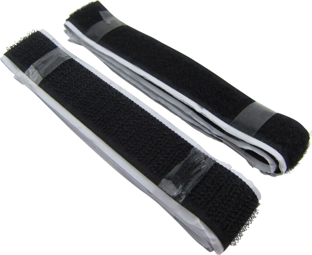 1m Klettband Klettverschluss SELBSTKLEBEND in Schwarz HOHE Klebekraft Klett Band