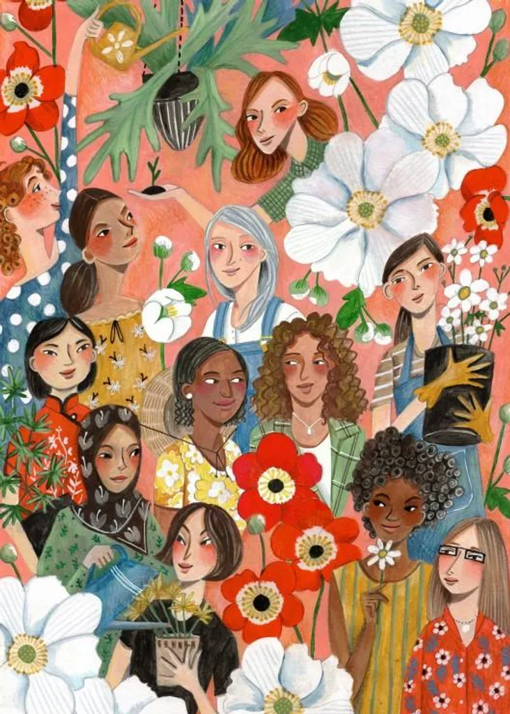 Puzzle 500 pièces bien-être et détente pour passionnée de jardin