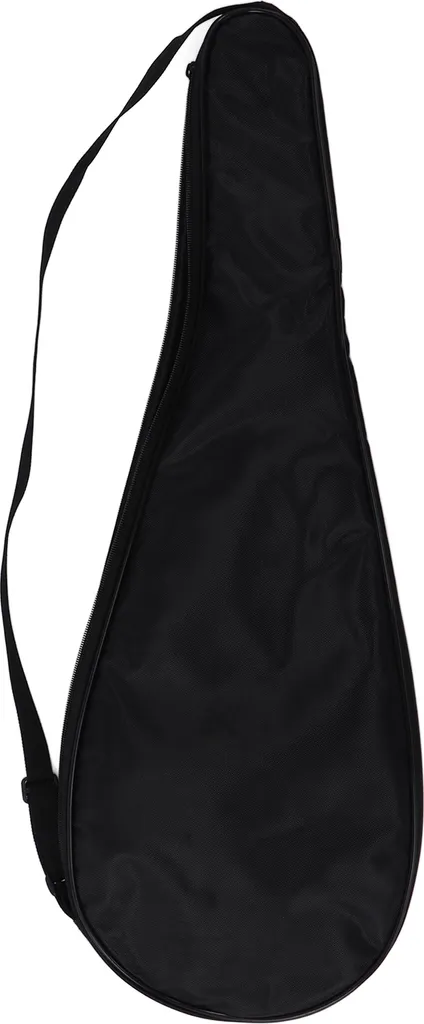 Sac de Squash Rembourré Noir avec Bandoulière Réglable - Modèle Solo