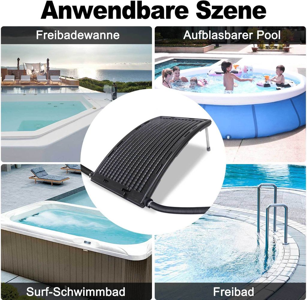 LARS360 Sonnenkollektor Solar Poolheizung 111,5 x 66 x 35 Produktbild 14