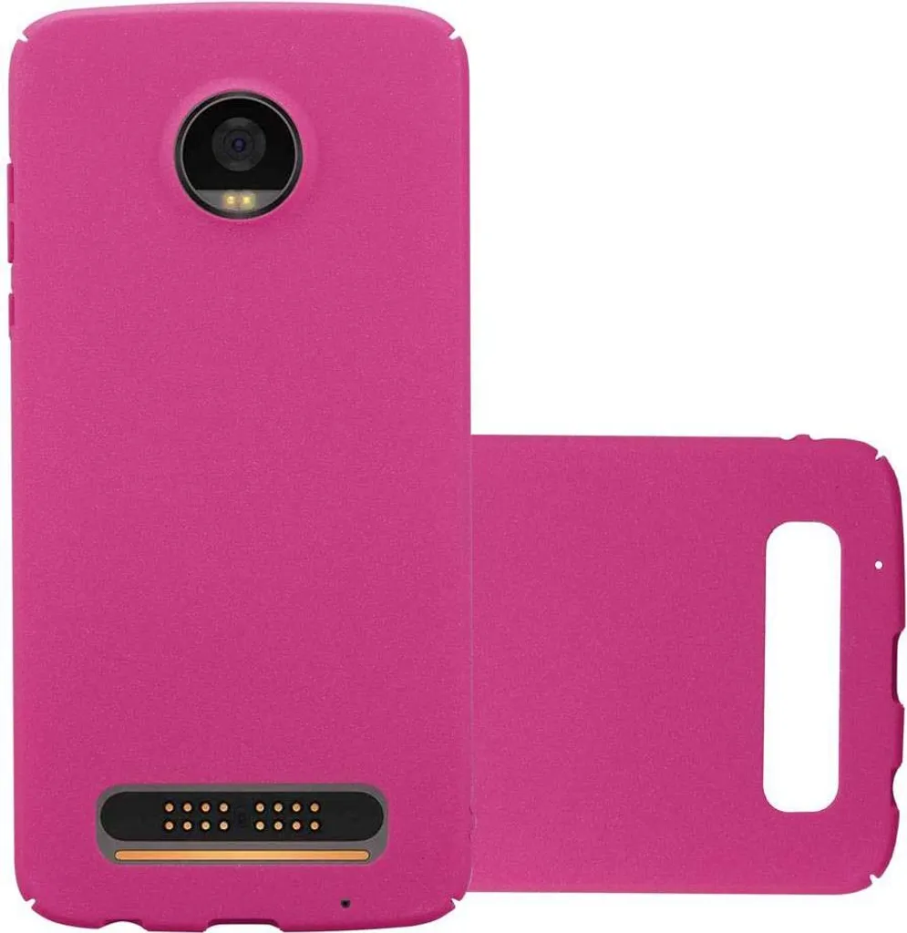 Cadorabo Hard Case Motorola Moto Z2 Force / Play | Guscio Protettivo Rosa