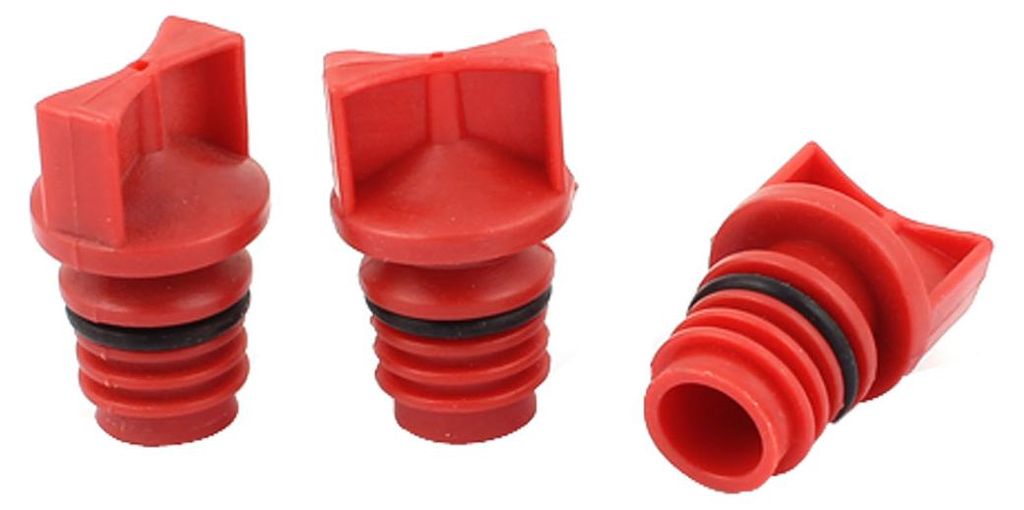 3Stk Plastik Schal 18mm Au?en Gewinde Dmr Luft Kompressor Stecker Rot DE de
