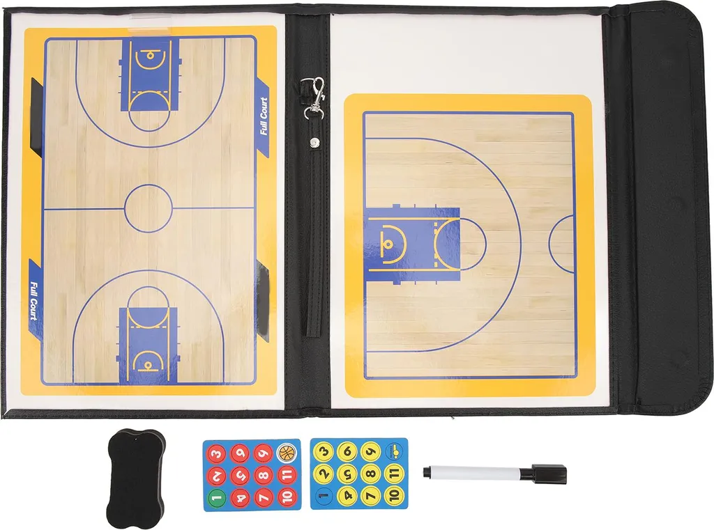 Tableau tactique basket magnétique double face 2.5 avec marqueur et gomme