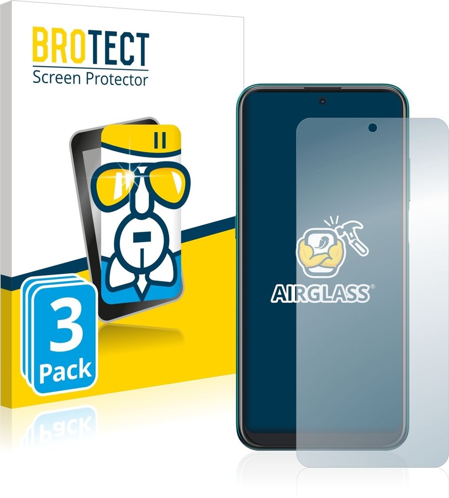 3x BROTECT Schutzglas für Nokia X20 Schutzfolie Panzer Folie Glas Display Schutz klar