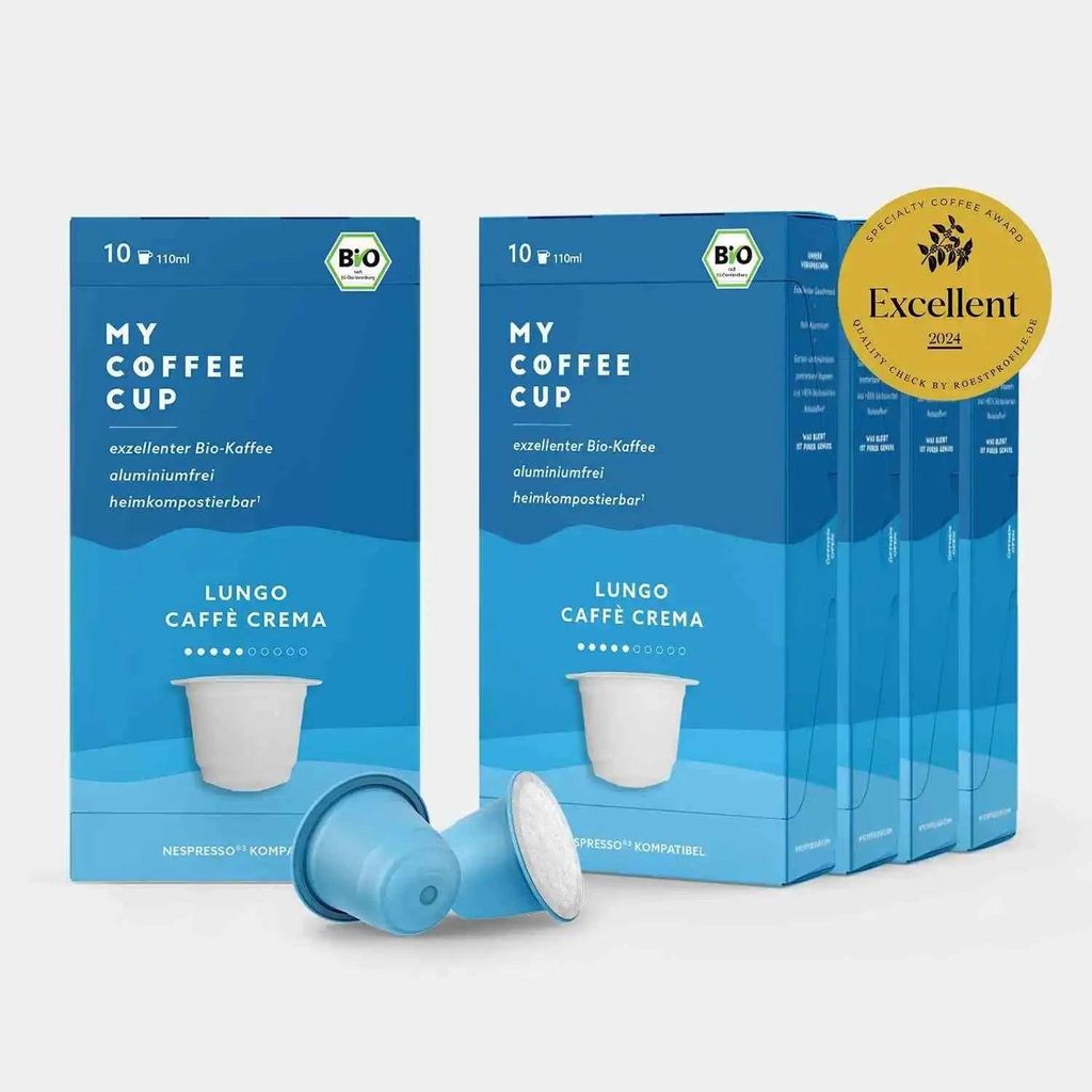 My Coffee Cup - Lungo Caffè Crema – 50 Kapseln Produktbild 