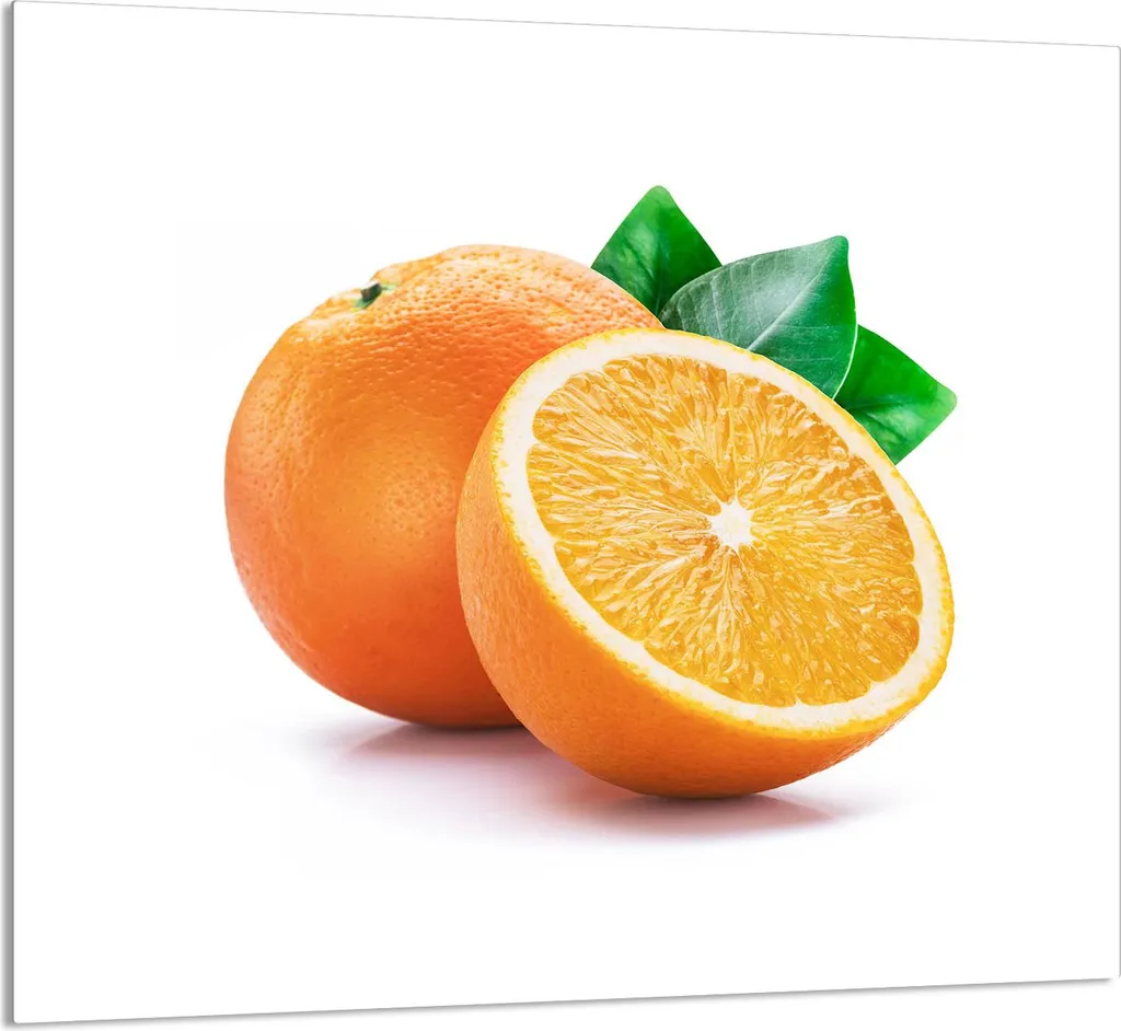 GLASPLATTE FÜR KÜCHE 65x60 Obst