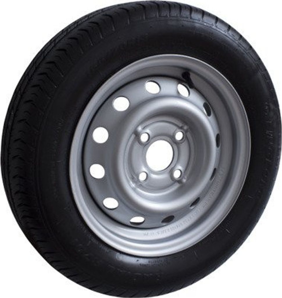 Komplettrad 155/70 R13 387 kg UNITRAILER für Pkw-Anhänger Produktbild 