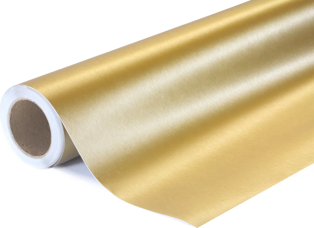 Feuille d'or poli 152x200cm thermoformable - Film adhésif haute densité