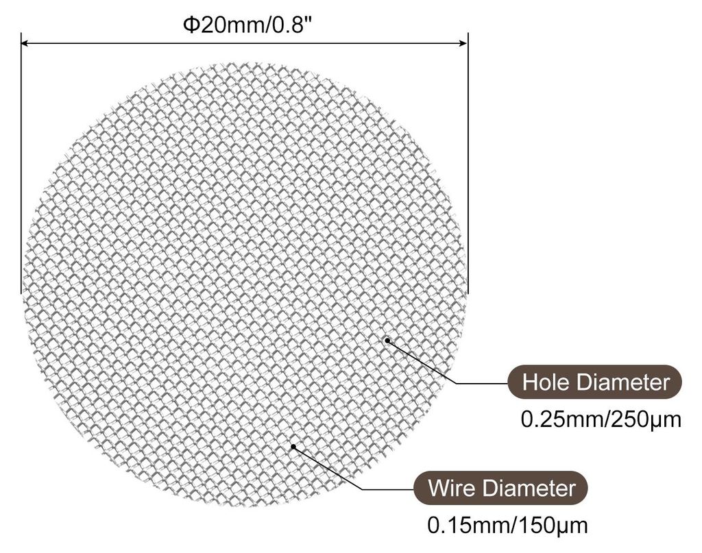 40 Stš¹ck Rohrsieb Edelstahlsiebe 13/16 Zoll (20mm) Durchmesser fš¹r Rohrfilter