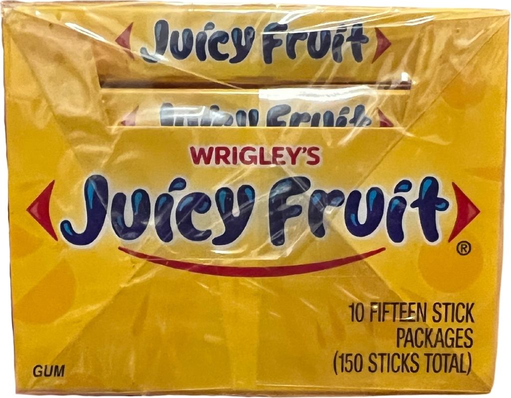 Žvýkačky Wrigley's Juicy Fruit 150 kusů (10x15 proužků) Obrázek produktu 3