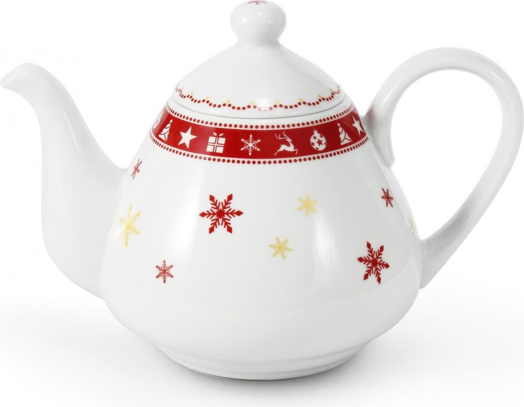 Weihnachtsporzellan, Kaffee-/Teekanne, tschechisches Porzellan, 1,20 l, Leander