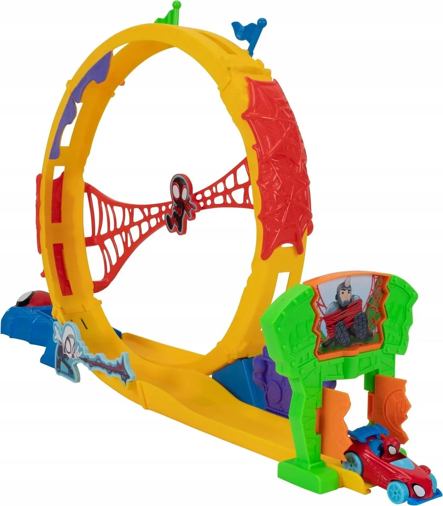 Super Loop Track Set Spidey avec véhicule die-cast haute résistance - 2
