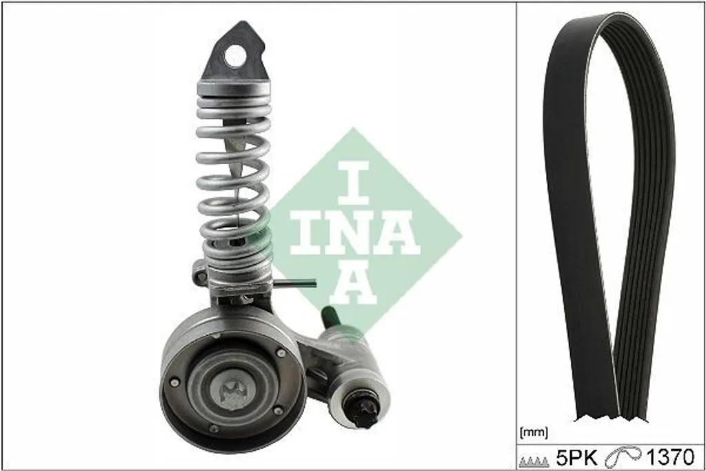 Supprimez les bruits moteur avec le kit courroie INA 529 0324 10