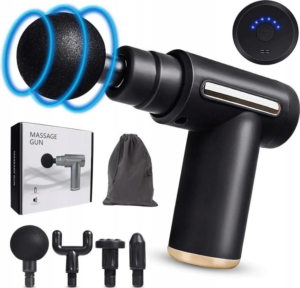MASSAGEPISTOLE MASSAGER FÜR RÜCKEN FÜSSE NACKEN KÖRPER Produktbild 