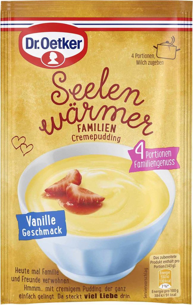 Oetker Scaldaspiriti Famiglia Vaniglia 0,075 Kg Immagine del prodotto 