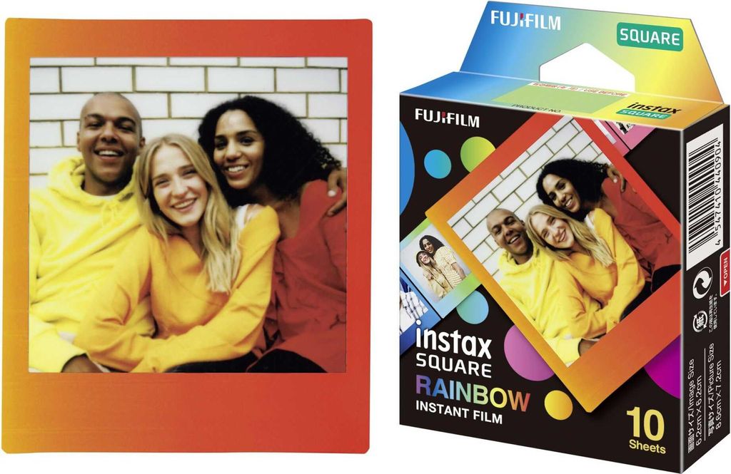 1 Fujifilm instax Square Film Rainbow