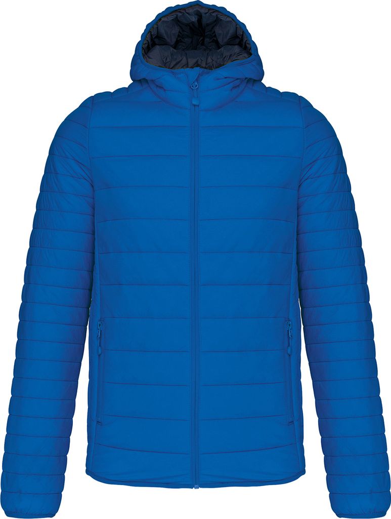 Kariban Herren Daunen-Jacke mit Kapuze PC2666 (2XL) (Helles Royal)
