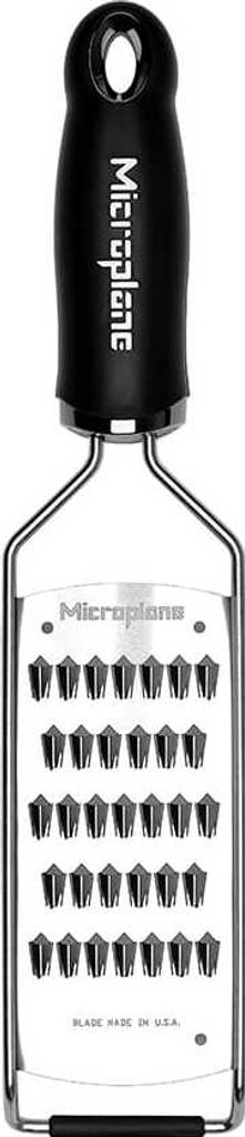 Microplane 45003, Ploché struhadlo, Černá, Nerezová ocel, Obrázek produktu 