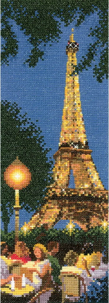 Réussir sa Broderie Paris sans Erreur : Kit Heritage Aida Complet 31x11