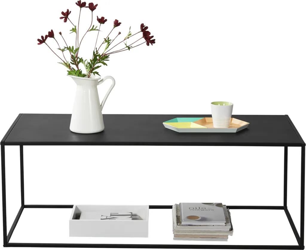 Tavolino Nero Metallo it.casa - Il Must-Have per un Salotto Urban Industrial