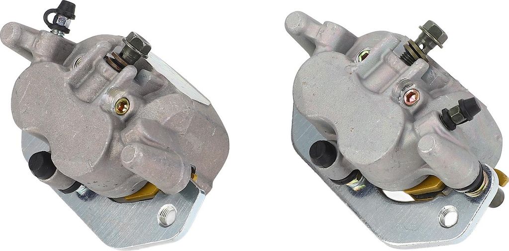 1 Paar Vorderradbremssattel mit Belägen 1XD-2580T-00-00, Metall, erhöhte Sicherheit für Viking 700 YXM700 EPS