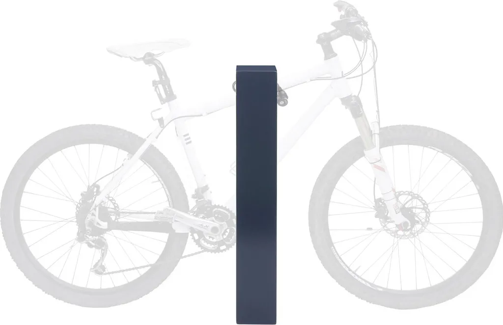 Support vélo extérieur en acier robuste anthracite, arceau de parking - 2