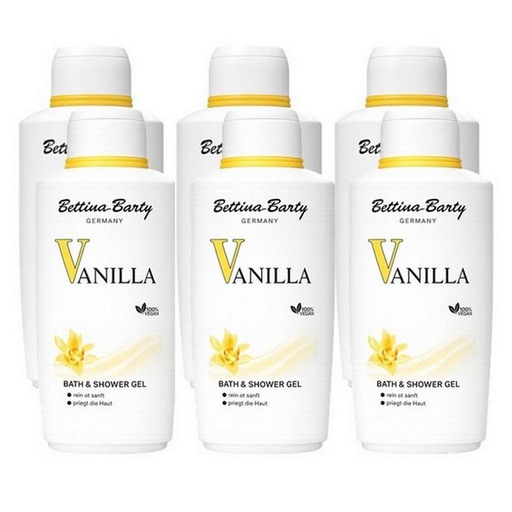 Bettina Barty Vanilla Bath & Shower Gel 6 x 500 ml