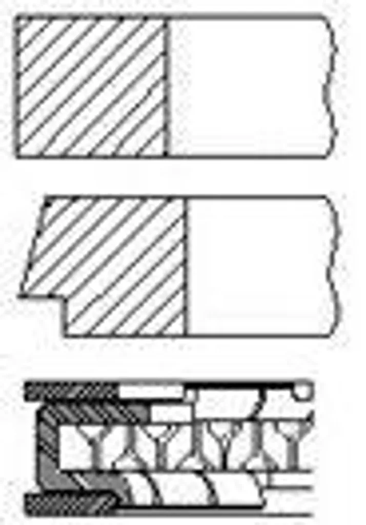 Segments de piston L8Y111SCOA : stop consommation huile pour Daily et Corvette