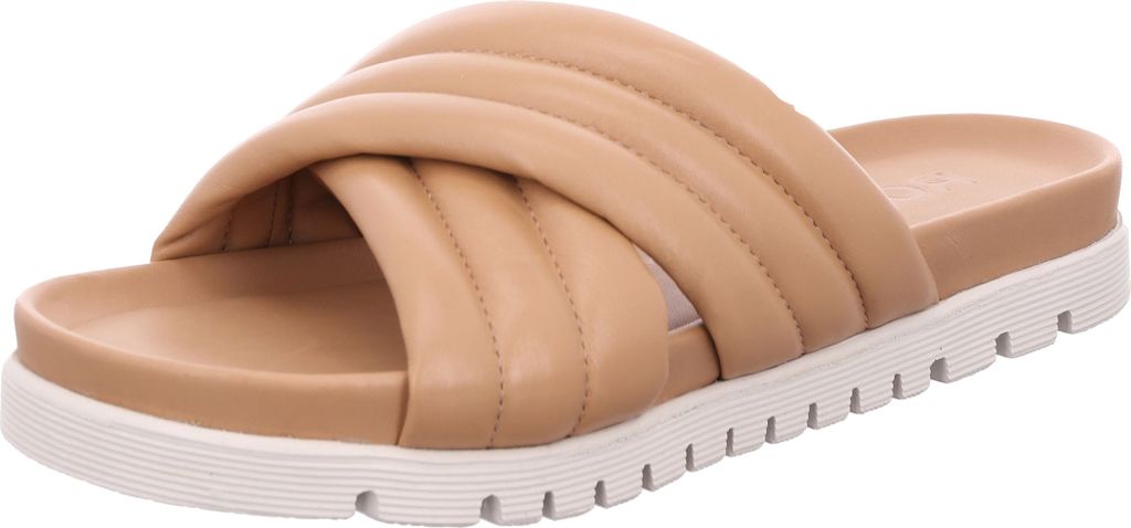 Rohde Damen Pantolette Nappa Leder trendy Kreuzbandage Produktbild 