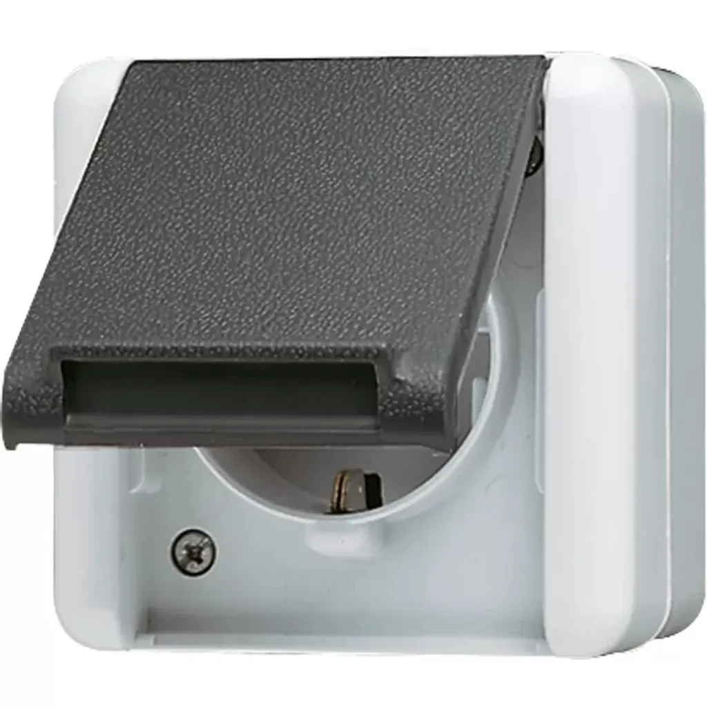Jung 820 KIW Prise type F Schuko avec protection enfant intégrée (820KIW)