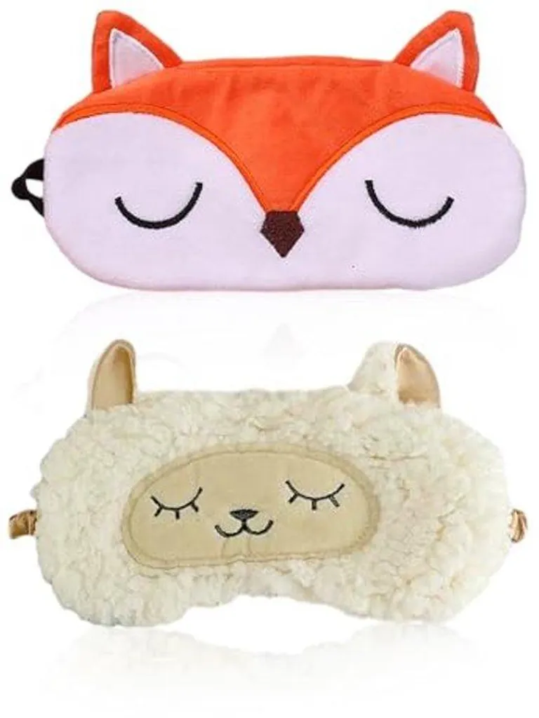 Bandeau de sommeil pour voyage et repos, pack de 2 masques de nuit
