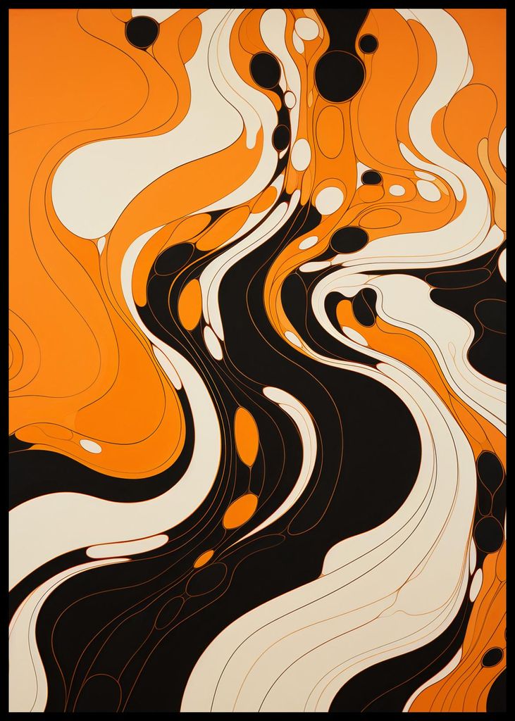 Plakat 59,4x84,1cm Tanzende Tinte