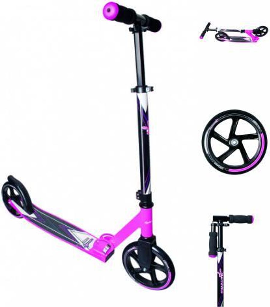 stuntstep Junior Fußbremse Rosa/Schwarz Produktbild 7