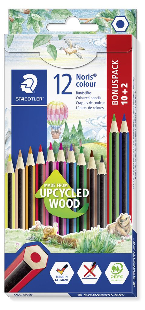 Pastelli a matita 12 colori Wopex Staedtler Immagine del prodotto 