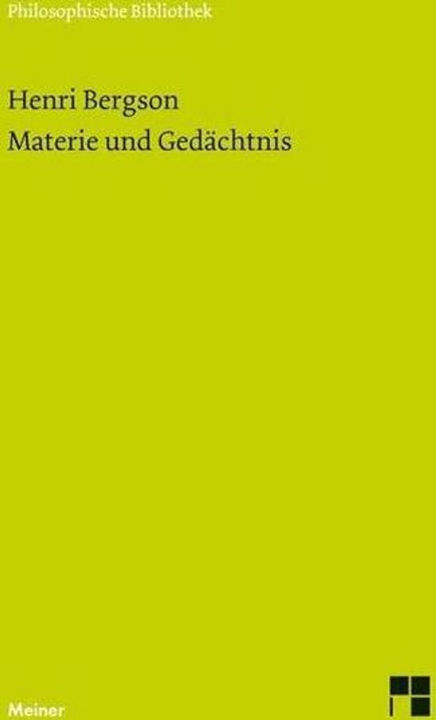 Materie und Gedächtnis