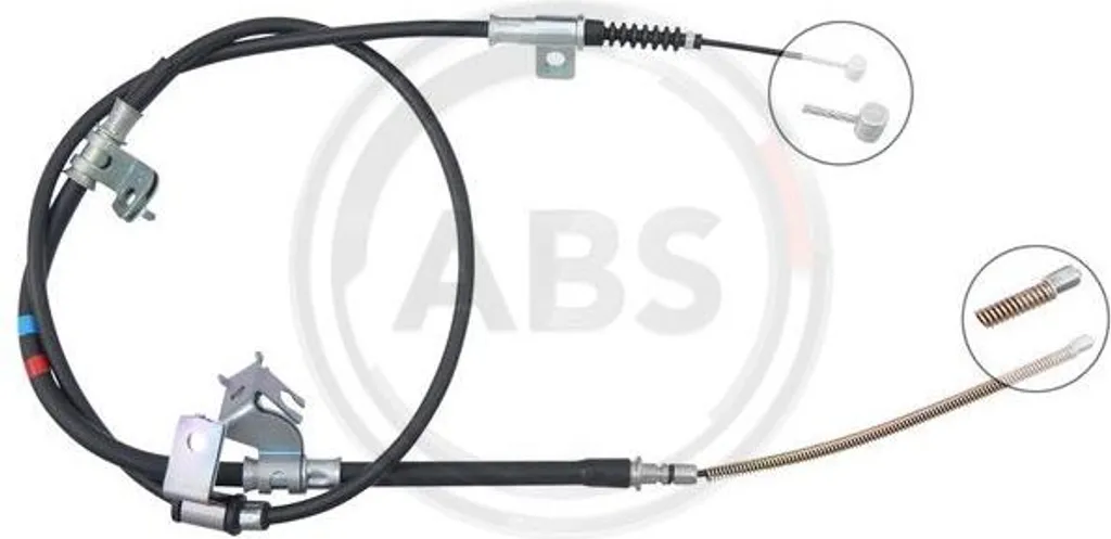 Câble de frein à main K17502 pour Hyundai H-1 - Remplace OE 597604H700