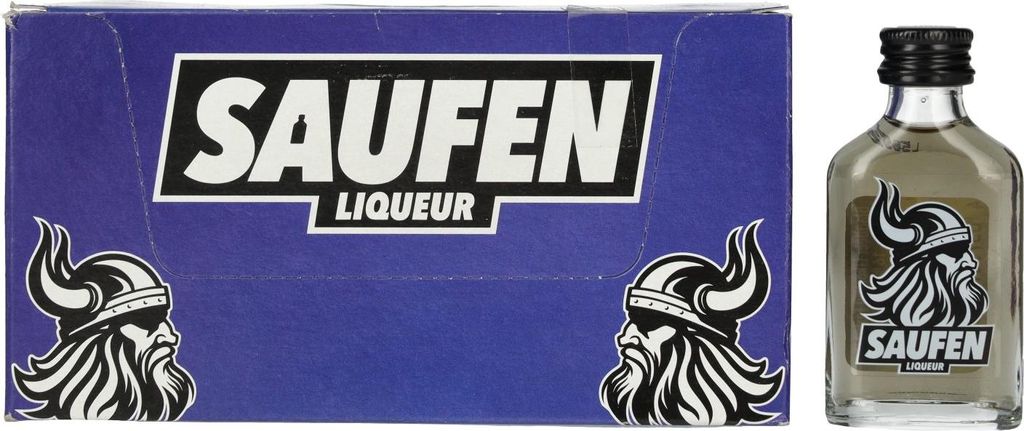 Saufen Liqueur Blaubeer-Likör 16% Vol. 20x0,02l